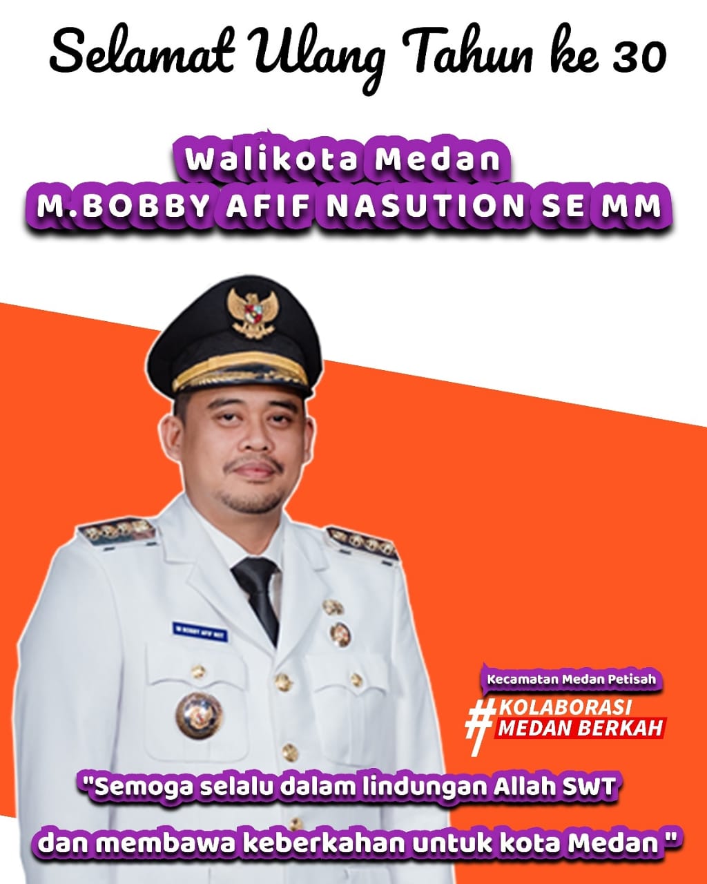 Ulang Tahun Walikota Medan Ke-30